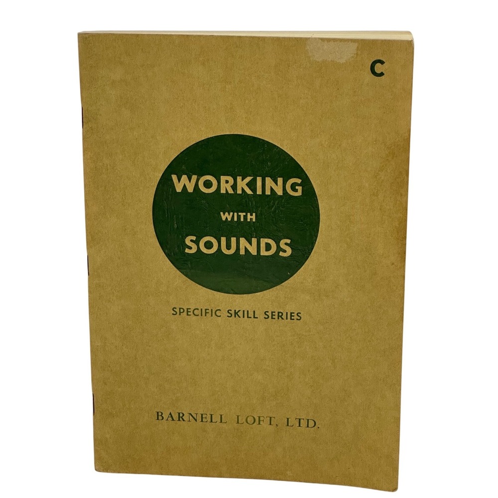 Barnell Loft Ltd Working With Sounds Book C Tan Specific Skill Series Phonics